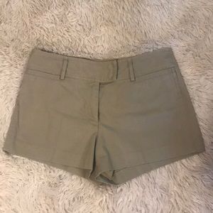 J. Crew Cotton Chino Khaki Shorts Sz 8